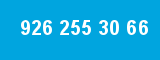 926 255 30 66